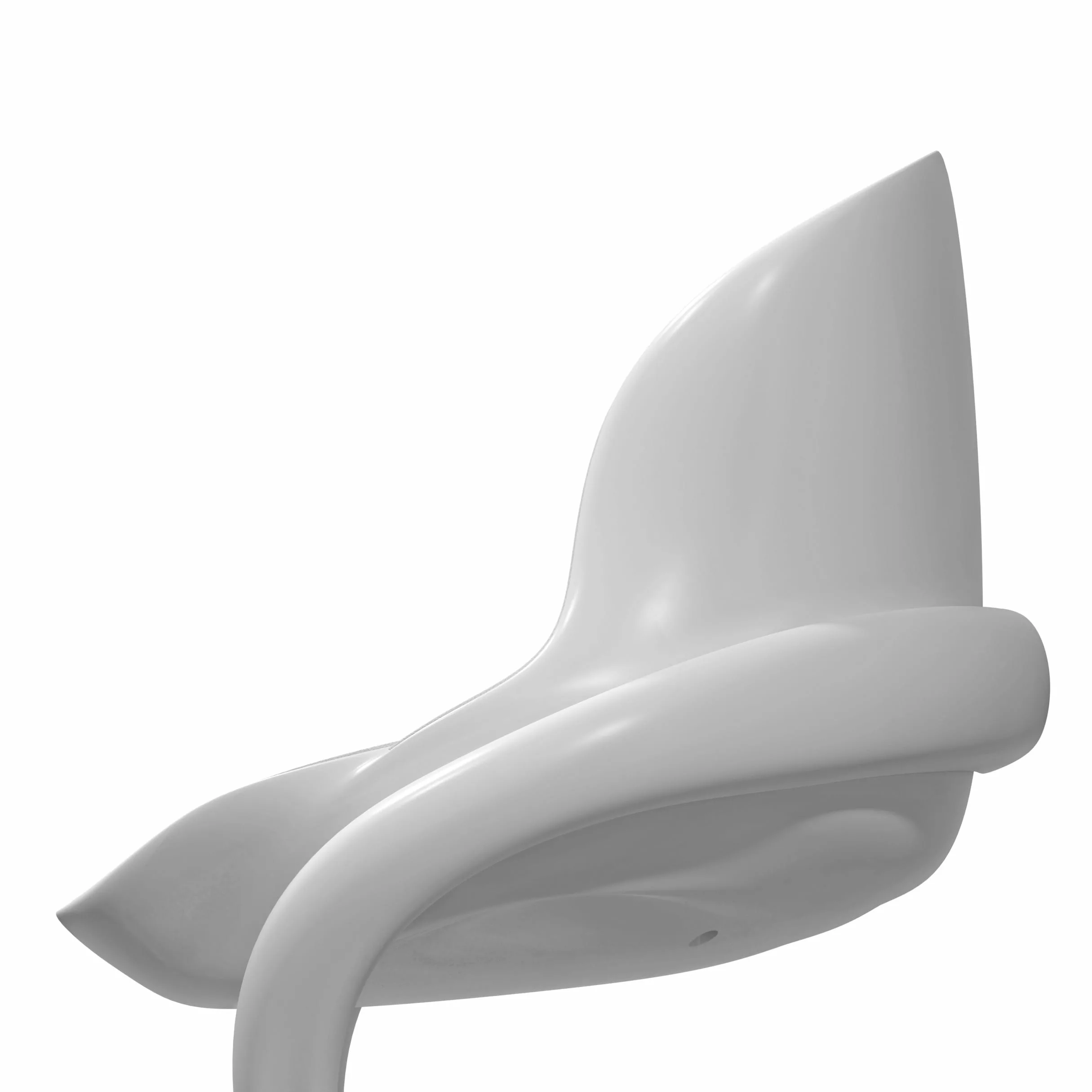 paul bruelle design gros plans vue de coté chaise cova blanche 08